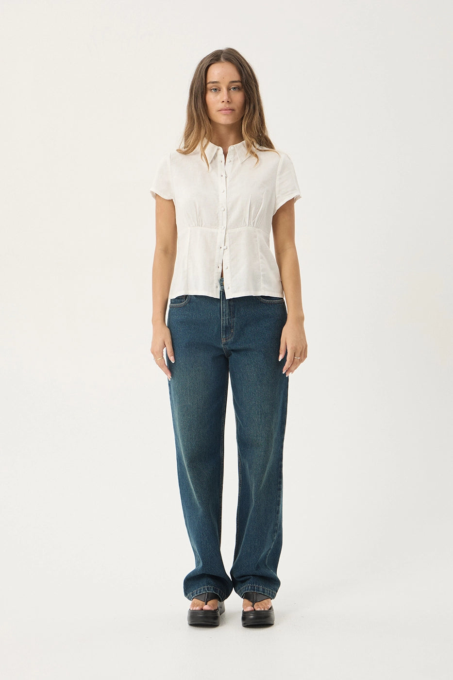 AFENDS Womens Evie - Shirt - White