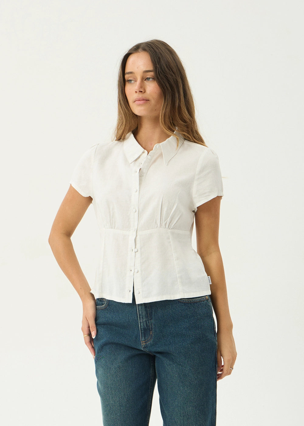 AFENDS Womens Evie - Shirt - White