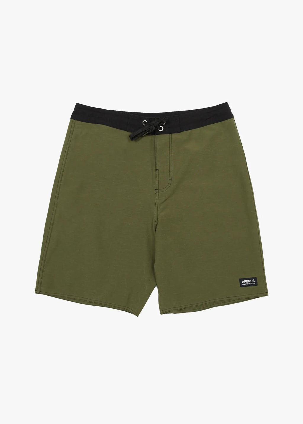 AFENDS Mens Surf Related - Fixed Waist Boardshort 20" - Military