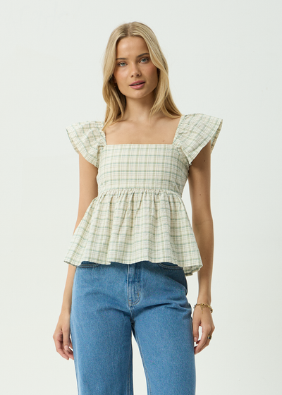 AFENDS Womens Legacy Drew - Top - Boa Check