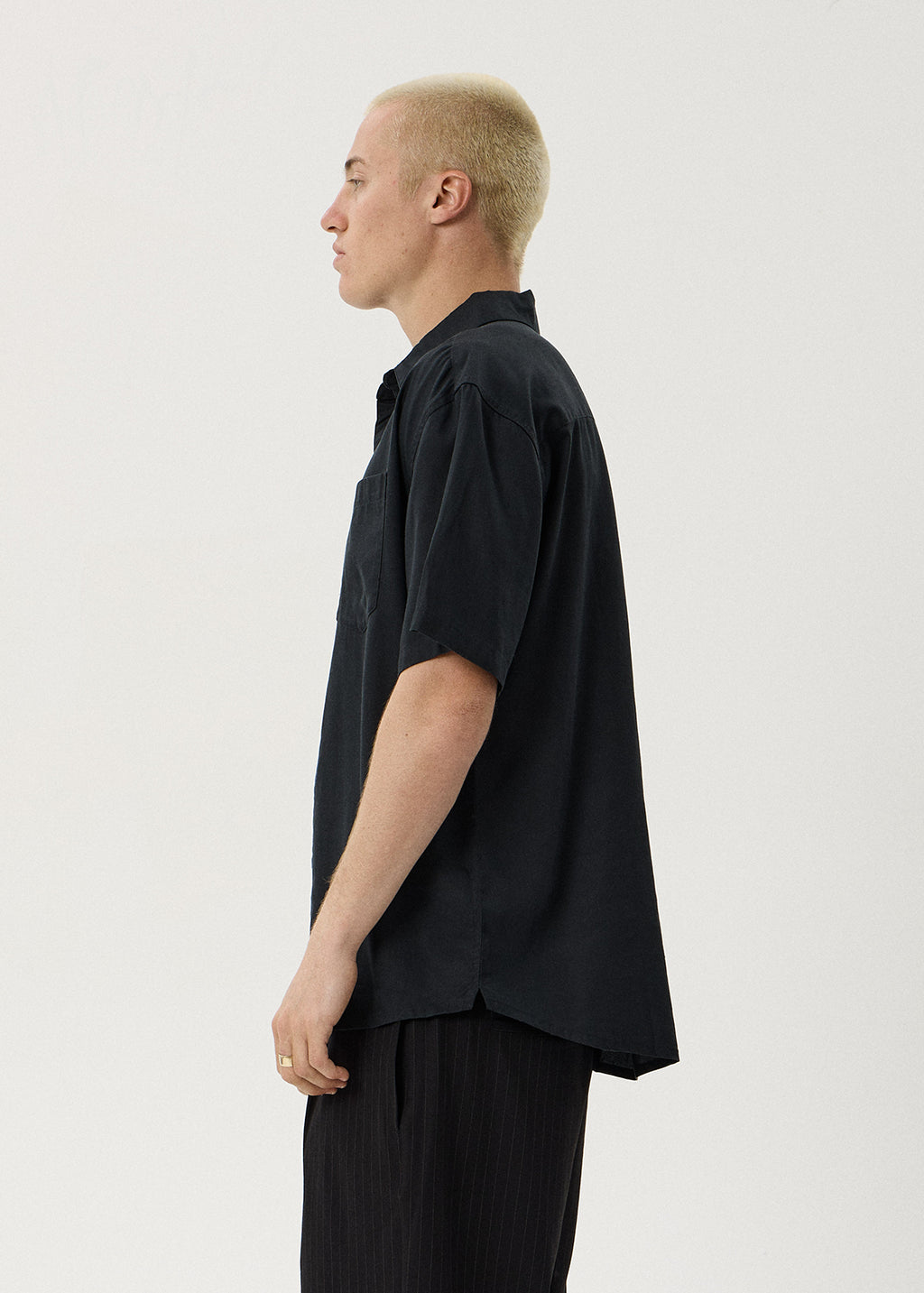 AFENDS Foundation - Short Sleeve Shirt - Black