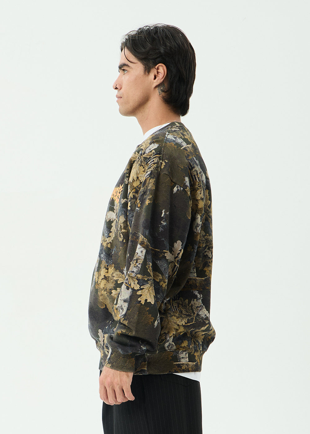 AFENDS Mens Find Me - Crew Neck - Find Me