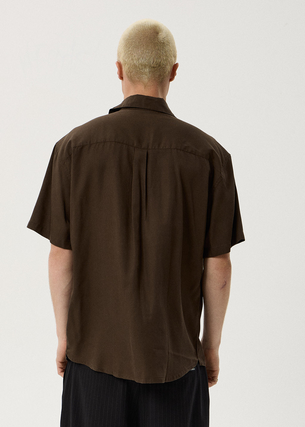AFENDS Foundation - Short Sleeve Shirt - Coffee