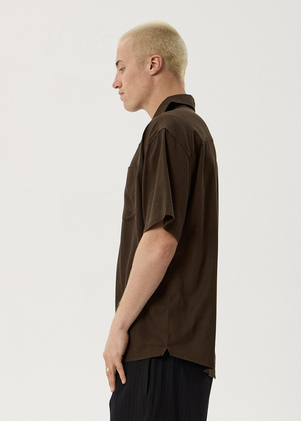 AFENDS Foundation - Short Sleeve Shirt - Coffee