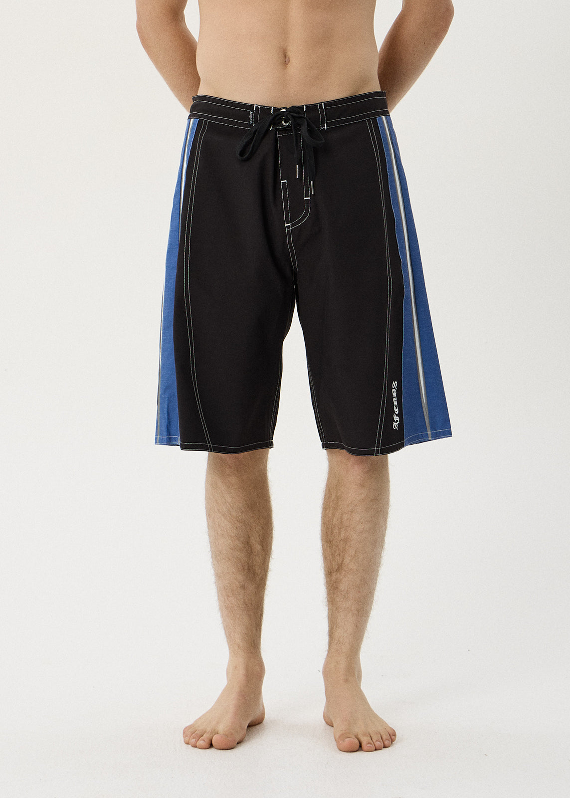 AFENDS Forum - Surf Related V2 Boardshort 22" - Black / Blue
