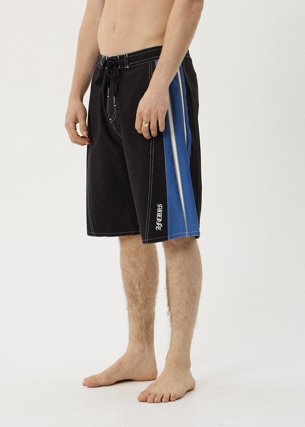 AFENDS Forum - Surf Related V2 Boardshort 22" - Black / Blue