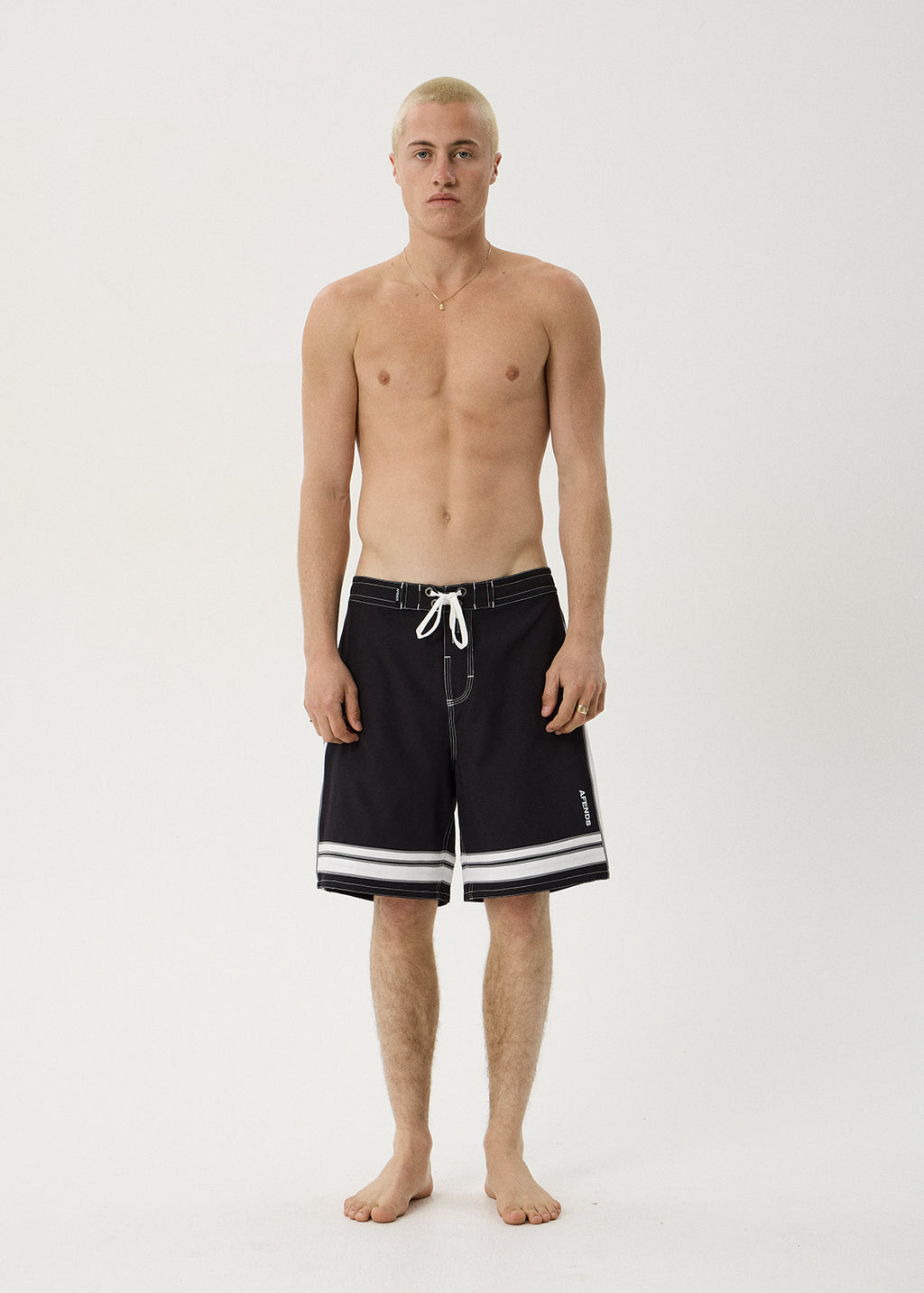 AFENDS The Pass - Surf Related V2 Boardshort 19" - Black