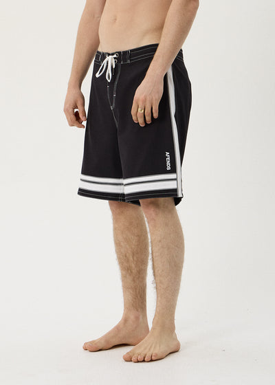 AFENDS The Pass - Surf Related V2 Boardshort 19" - Black
