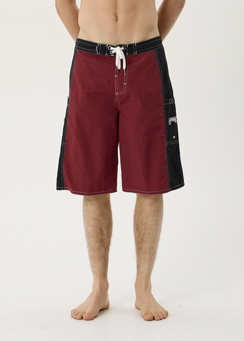 AFENDS Goddess - Surf Related V2 Boardshort 22" - Burgundy