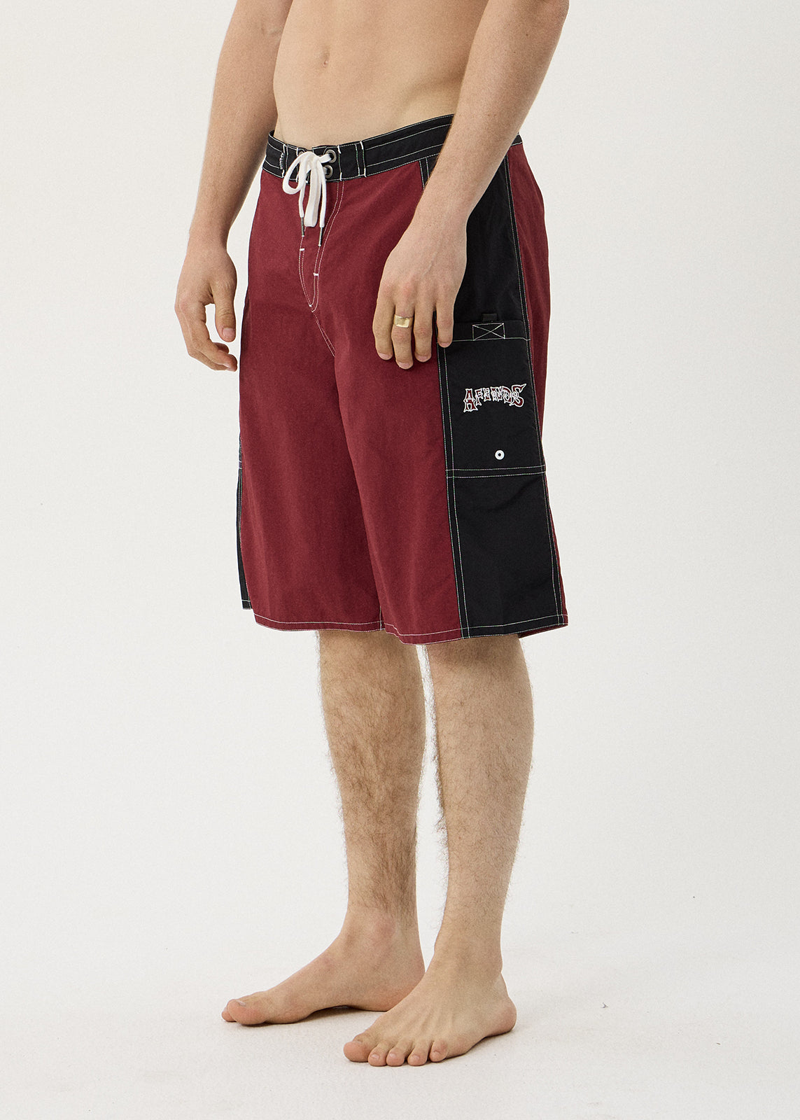 AFENDS Goddess - Surf Related V2 Boardshort 22" - Burgundy