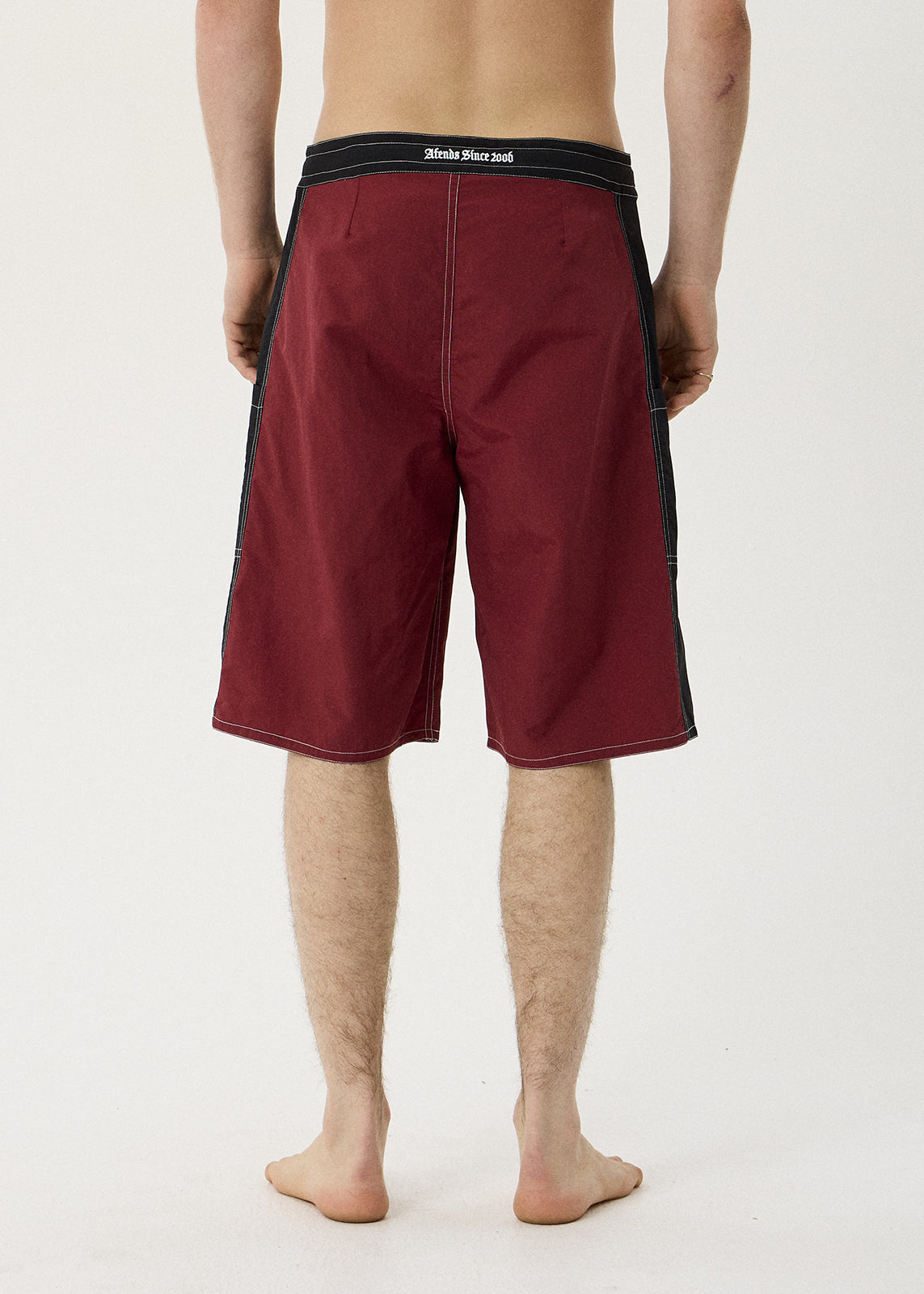 AFENDS Goddess - Surf Related V2 Boardshort 22" - Burgundy