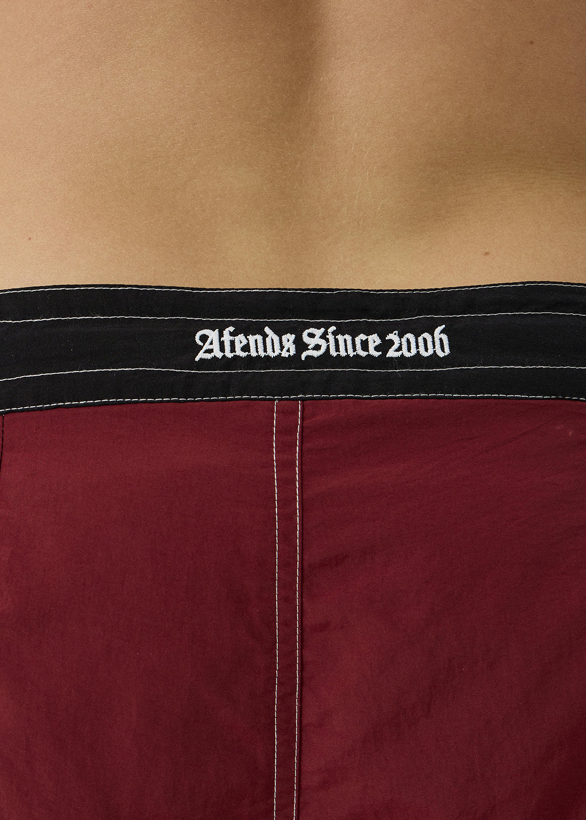 AFENDS Goddess - Surf Related V2 Boardshort 22" - Burgundy