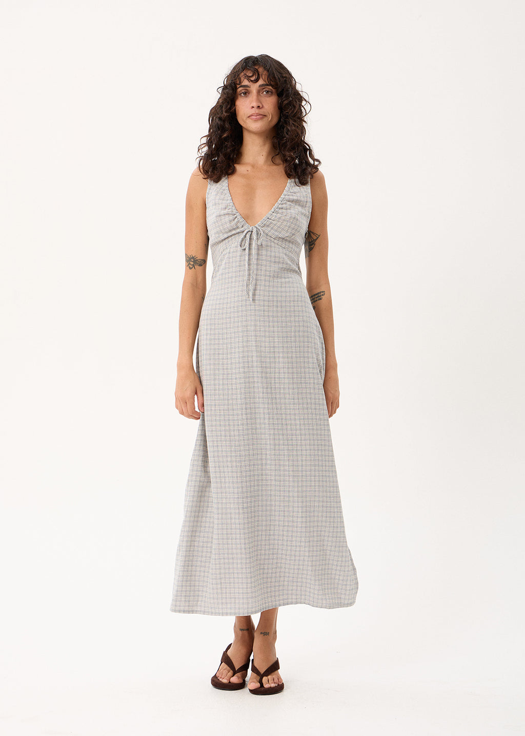 AFENDS Izzy - Maxi Dress - Silver Birch