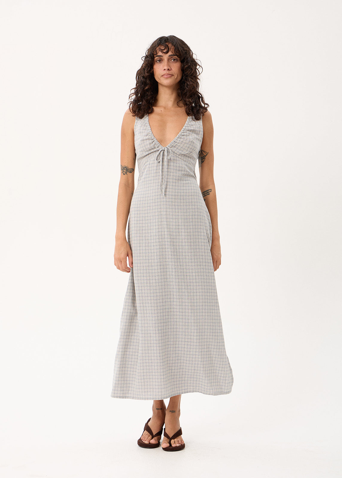 AFENDS Izzy - Maxi Dress - Silver Birch