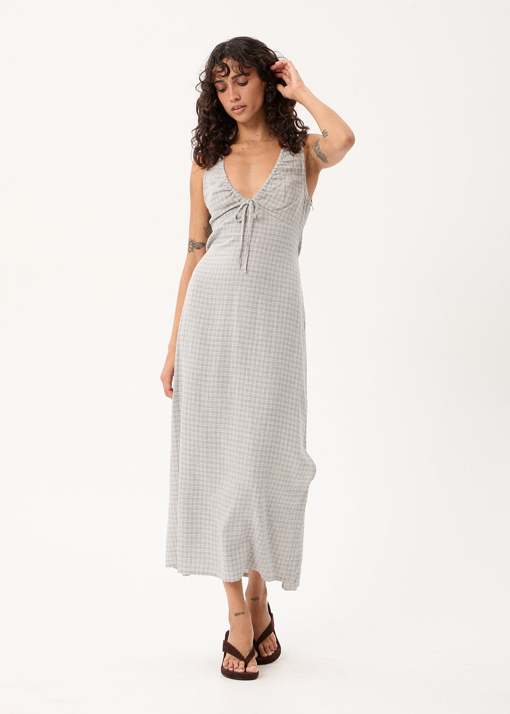 AFENDS Izzy - Maxi Dress - Silver Birch
