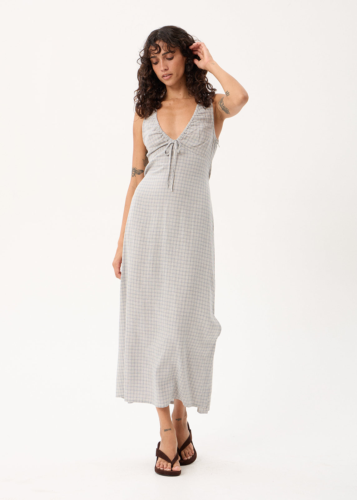 AFENDS Izzy - Maxi Dress - Silver Birch