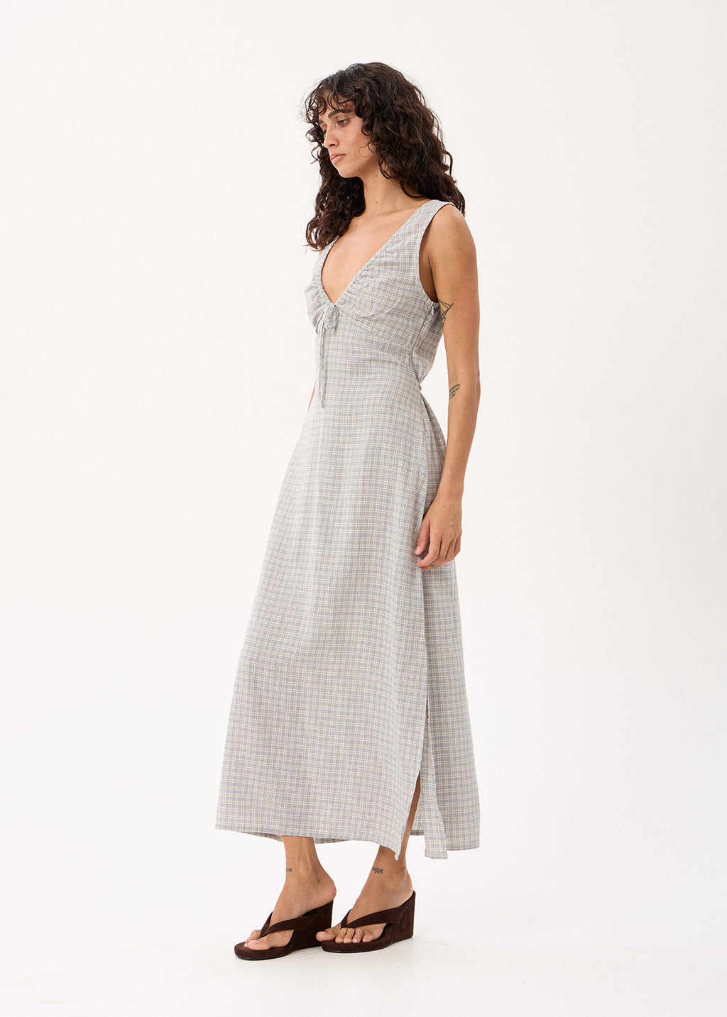 AFENDS Izzy - Maxi Dress - Silver Birch