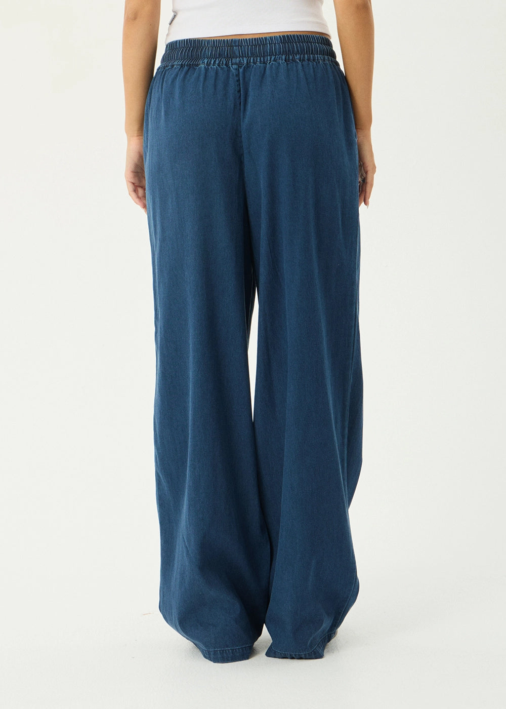 AFENDS Womens Palmer - Wide Leg Pant - Ink