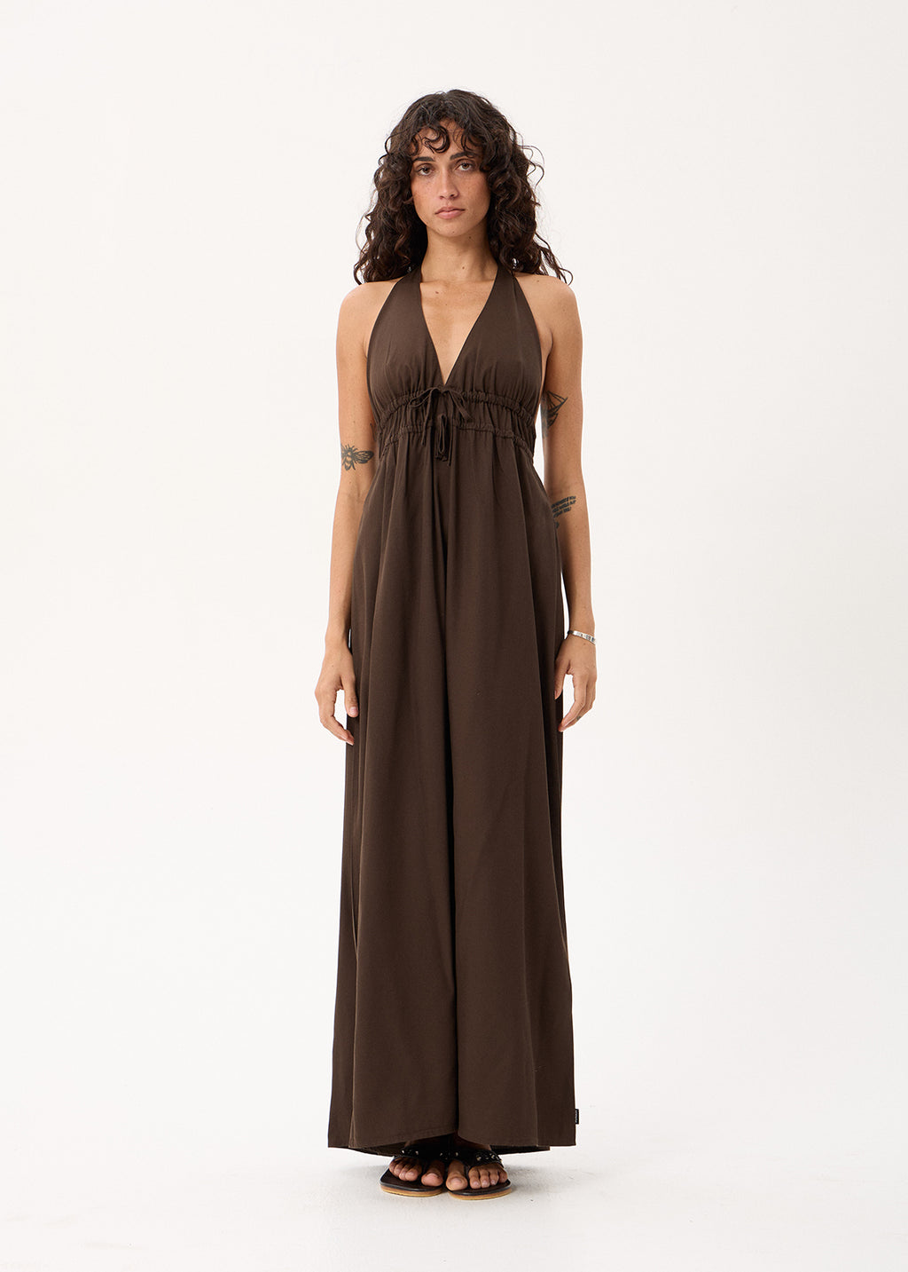 AFENDS June - Maxi Dress - Coffee