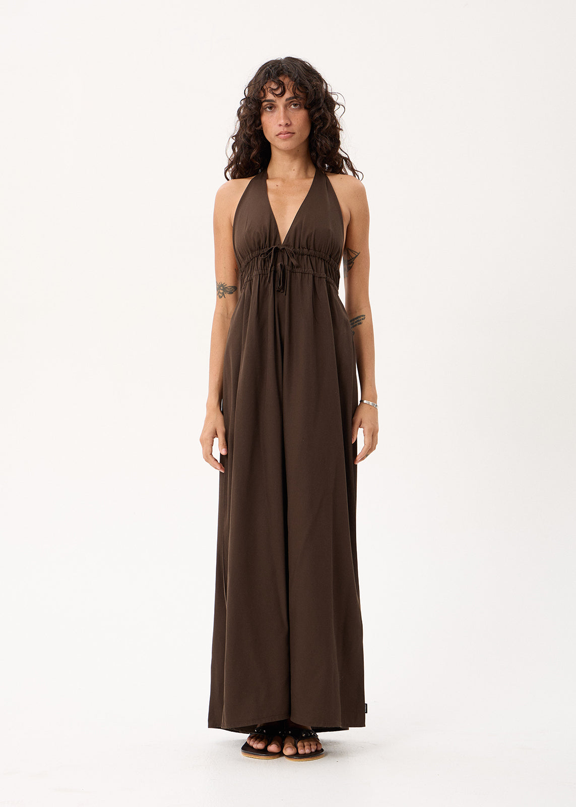 AFENDS June - Maxi Dress - Coffee
