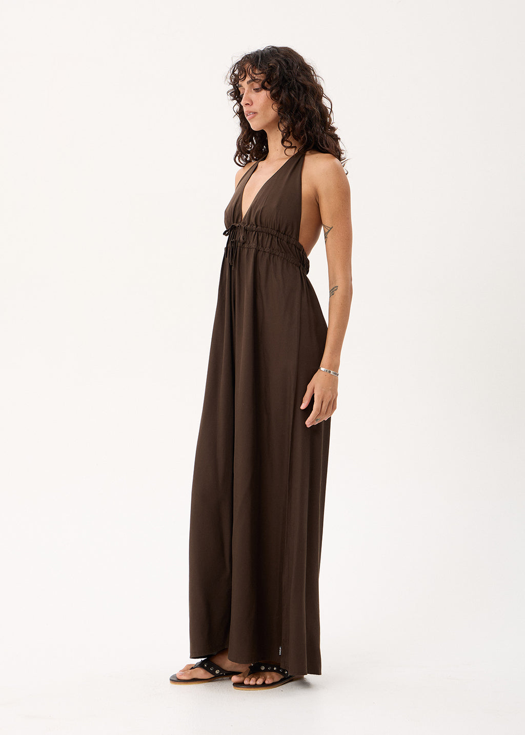 AFENDS June - Maxi Dress - Coffee