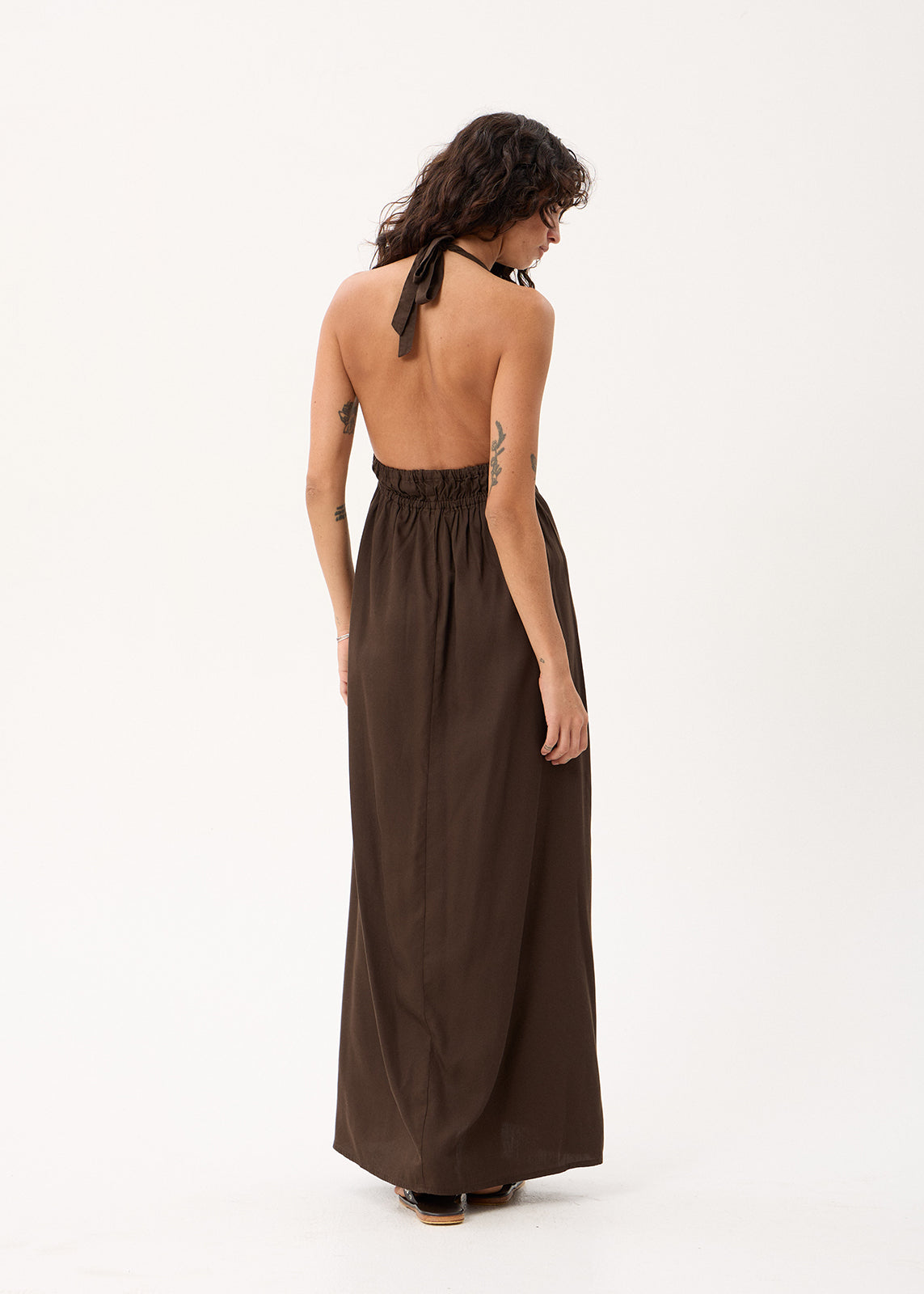 AFENDS June - Maxi Dress - Coffee