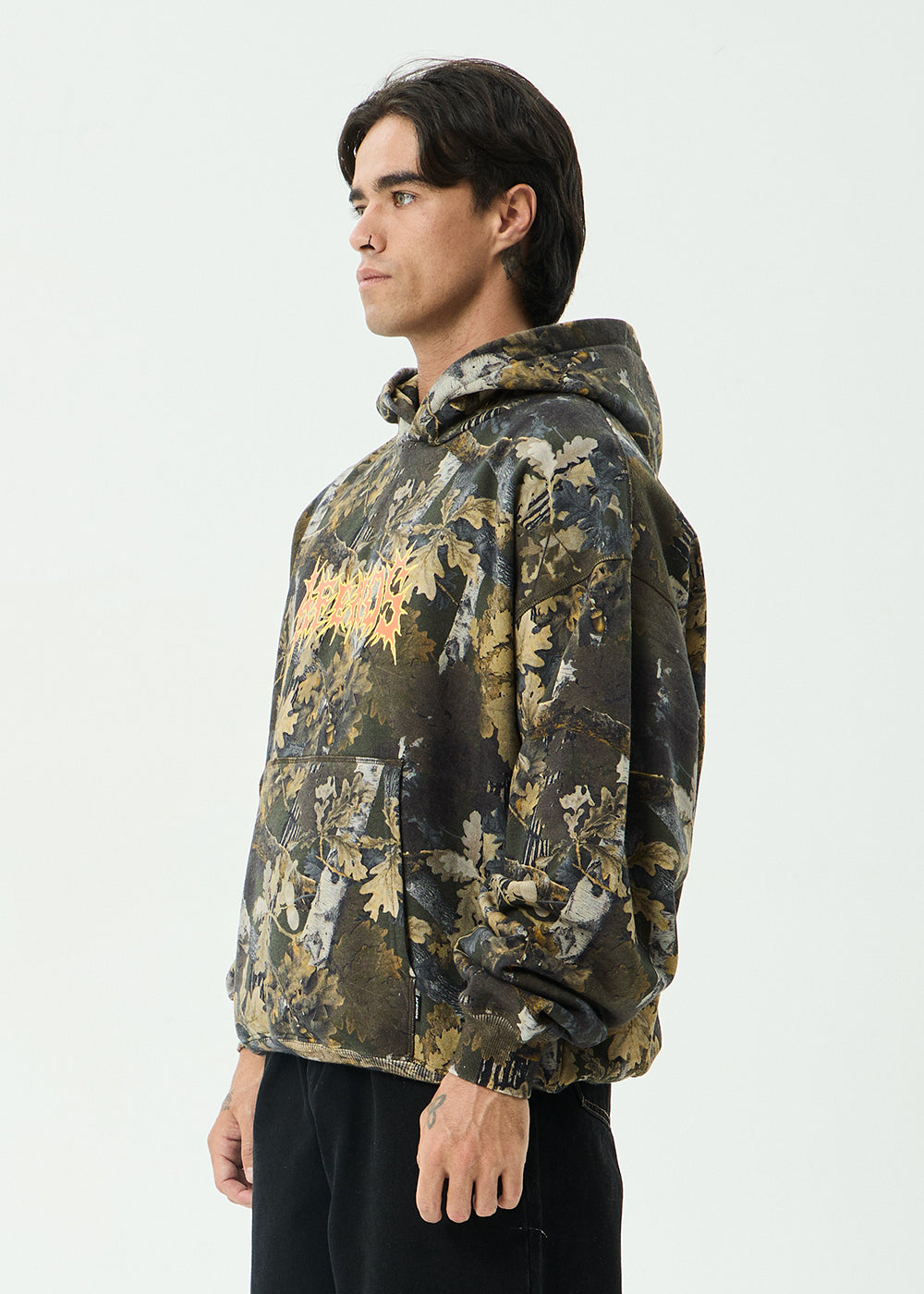 AFENDS Mens Find Me - Pull On Hood - Find Me