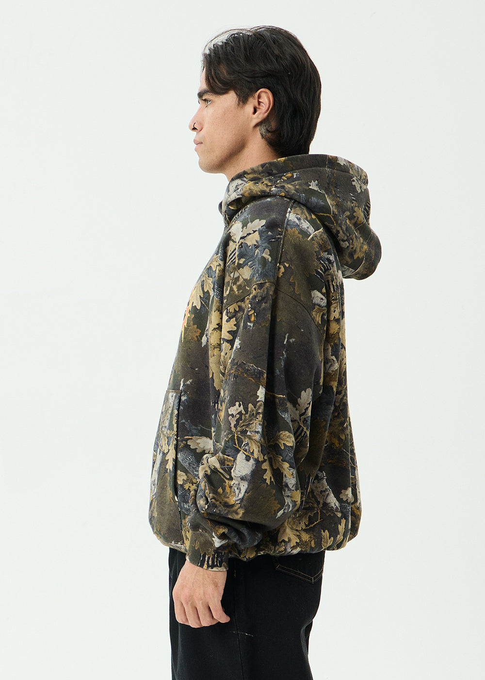 AFENDS Mens Find Me - Pull On Hood - Find Me