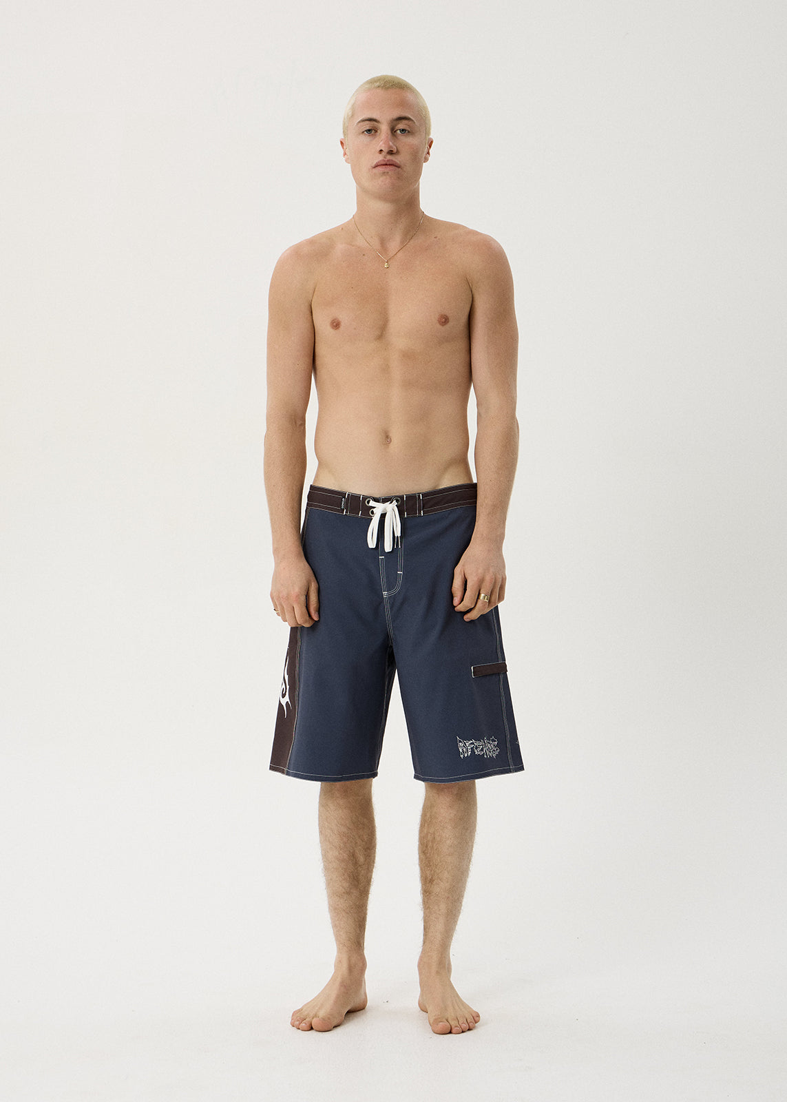 AFENDS Yang - Surf Related V2 Boardshort 21" - Charcoal