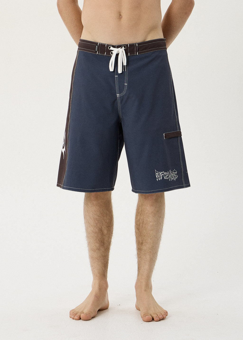 AFENDS Yang - Surf Related V2 Boardshort 21" - Charcoal