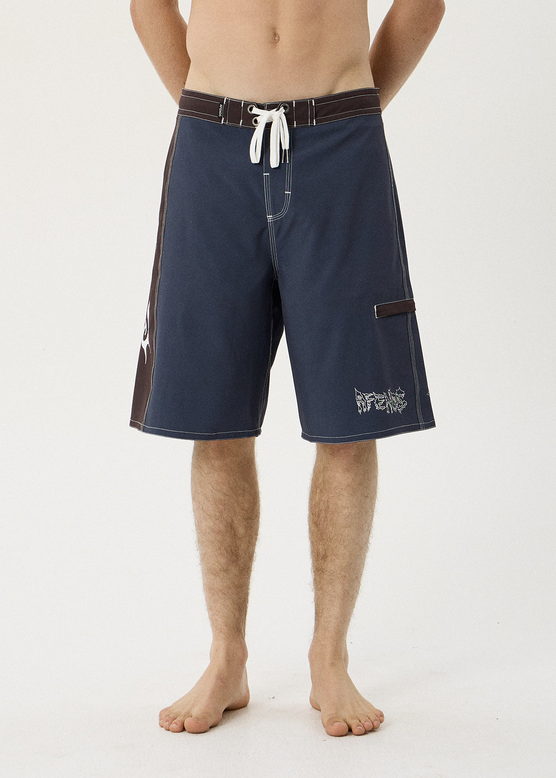 AFENDS Yang - Surf Related V2 Boardshort 21" - Charcoal