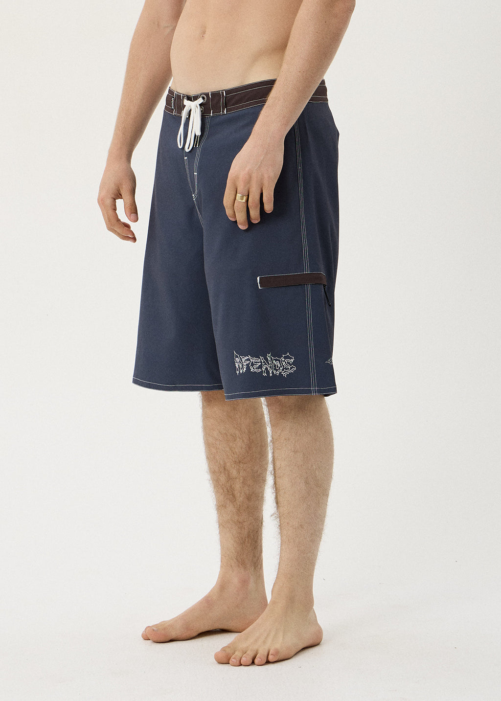 AFENDS Yang - Surf Related V2 Boardshort 21" - Charcoal