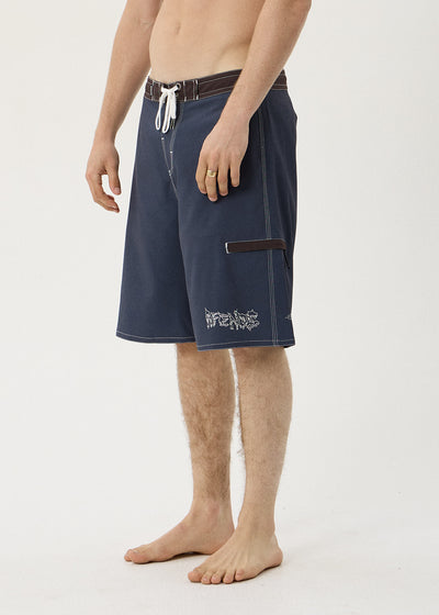 AFENDS Yang - Surf Related V2 Boardshort 21" - Charcoal