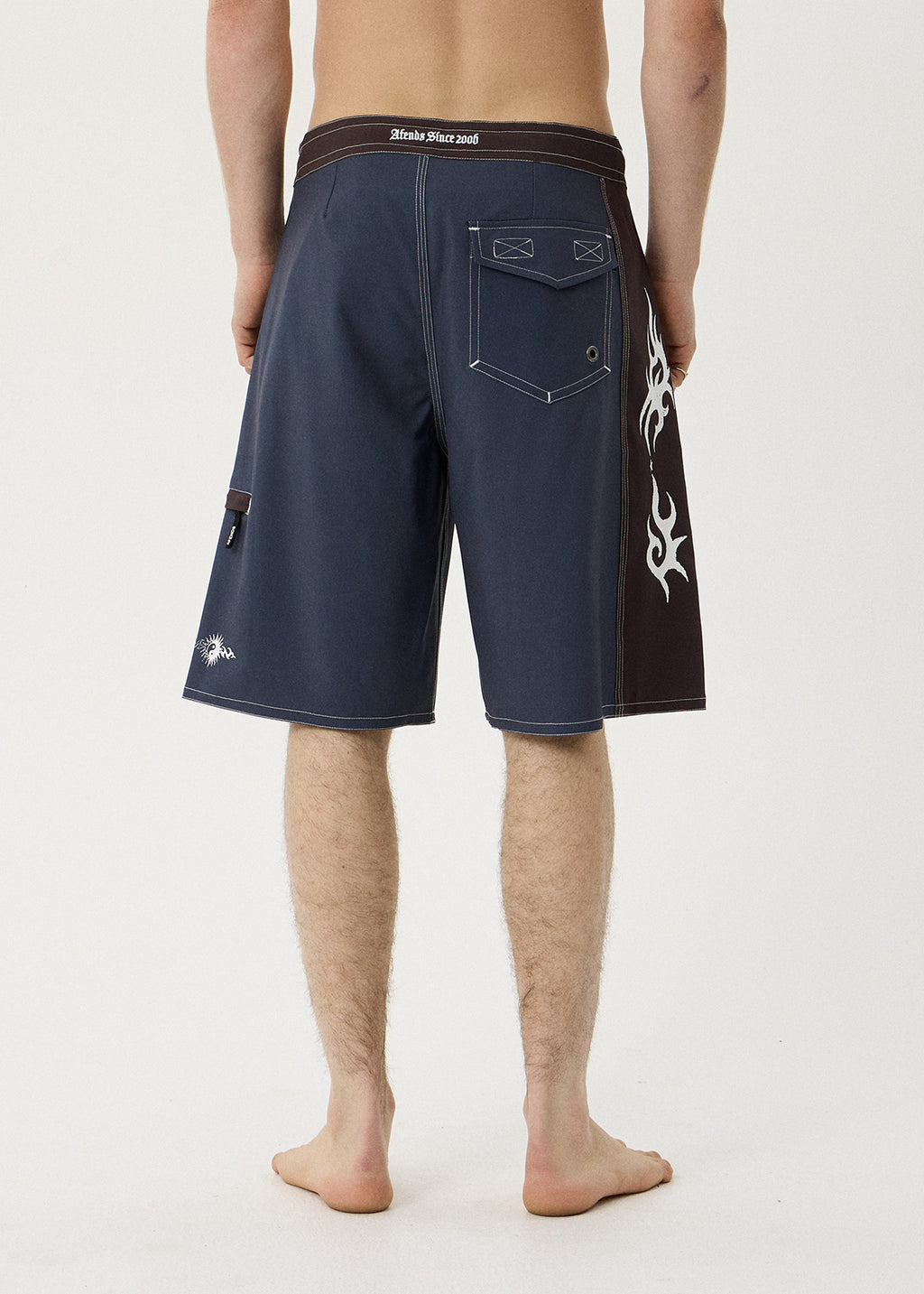 AFENDS Yang - Surf Related V2 Boardshort 21" - Charcoal