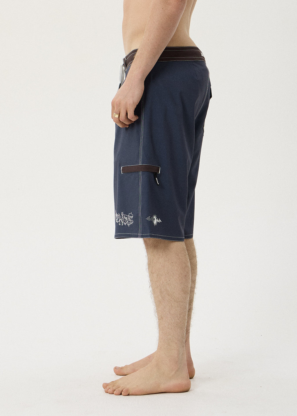 AFENDS Yang - Surf Related V2 Boardshort 21" - Charcoal
