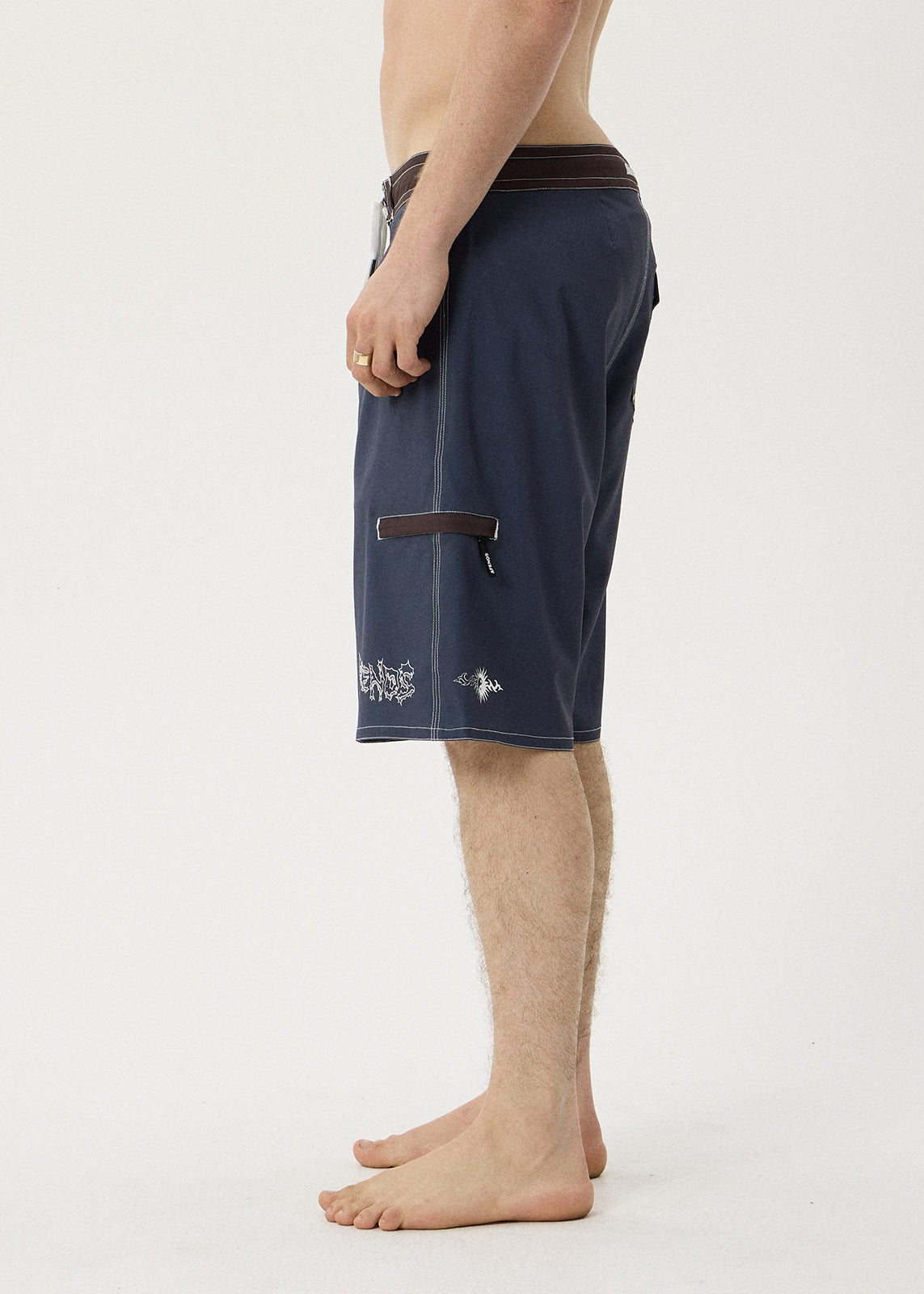 AFENDS Yang - Surf Related V2 Boardshort 21" - Charcoal