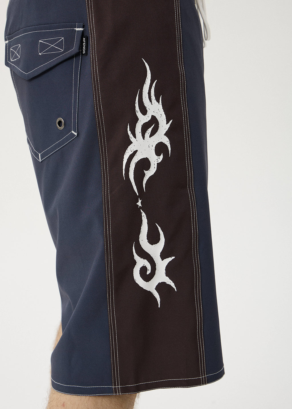 AFENDS Yang - Surf Related V2 Boardshort 21" - Charcoal