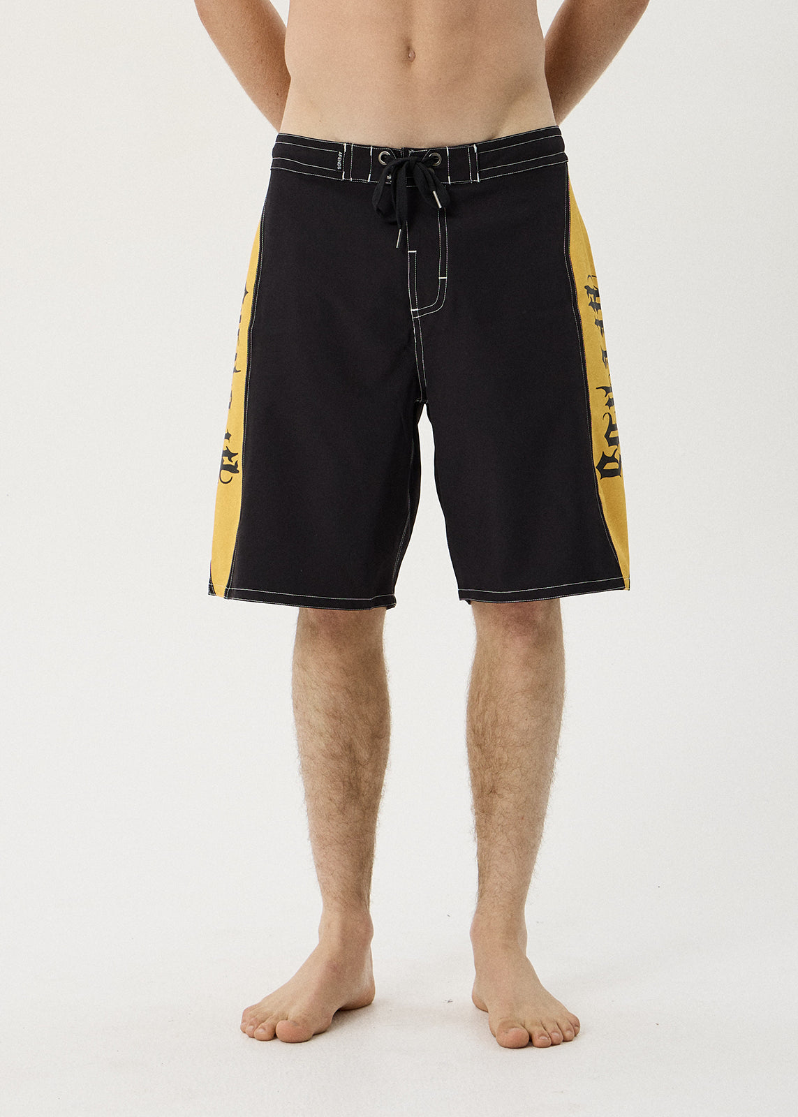 AFENDS Mirror - Surf Related V2 Boardshort 20" - Black