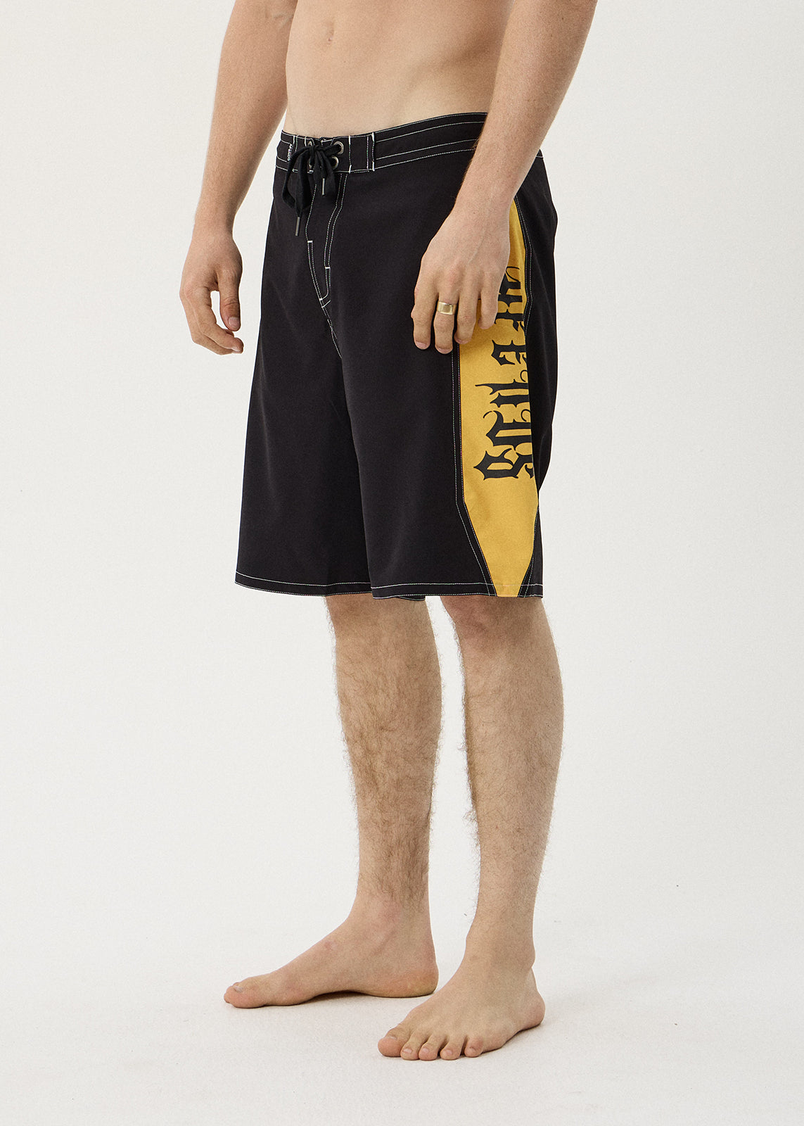 AFENDS Mirror - Surf Related V2 Boardshort 20" - Black