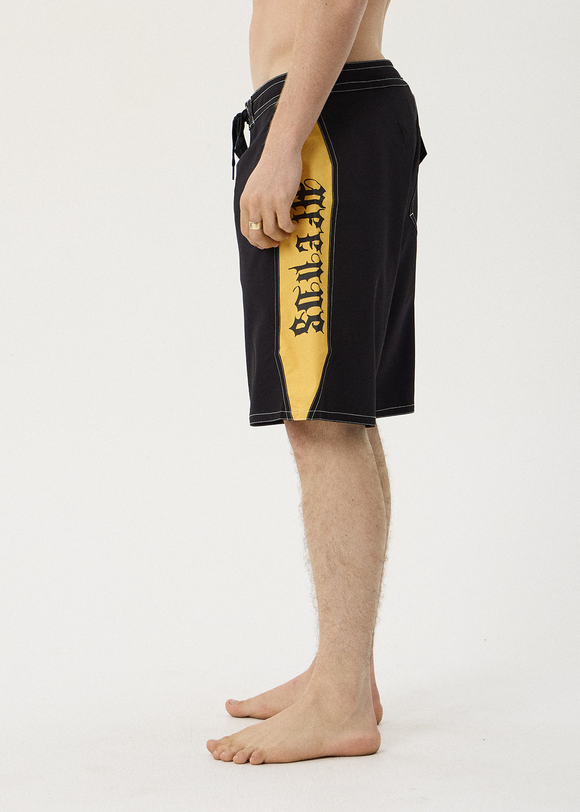 AFENDS Mirror - Surf Related V2 Boardshort 20" - Black