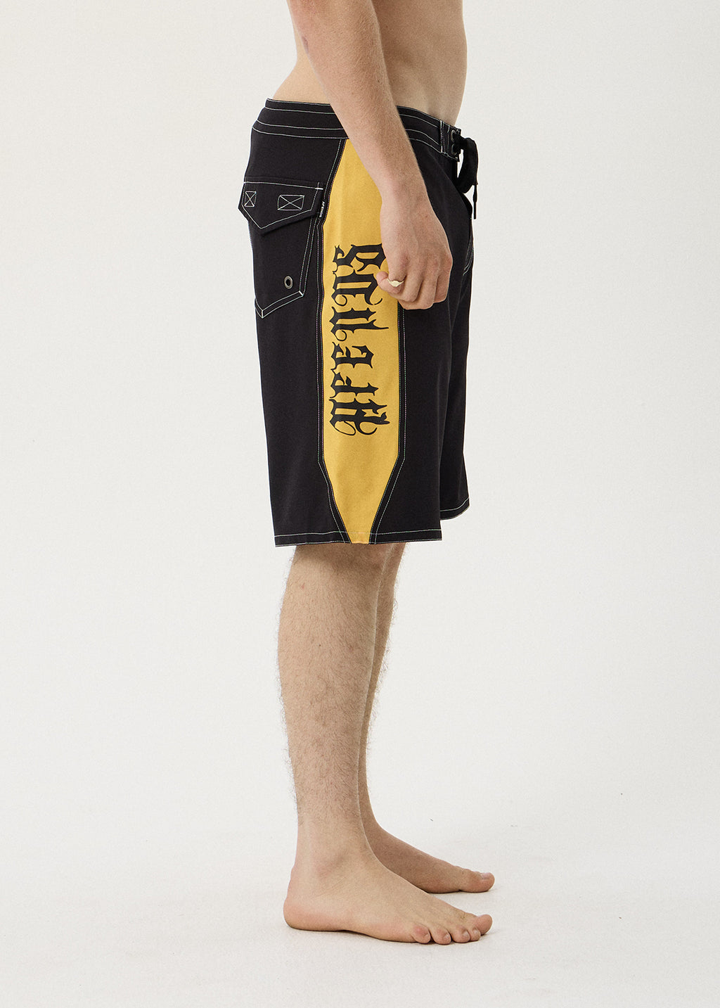 AFENDS Mirror - Surf Related V2 Boardshort 20" - Black