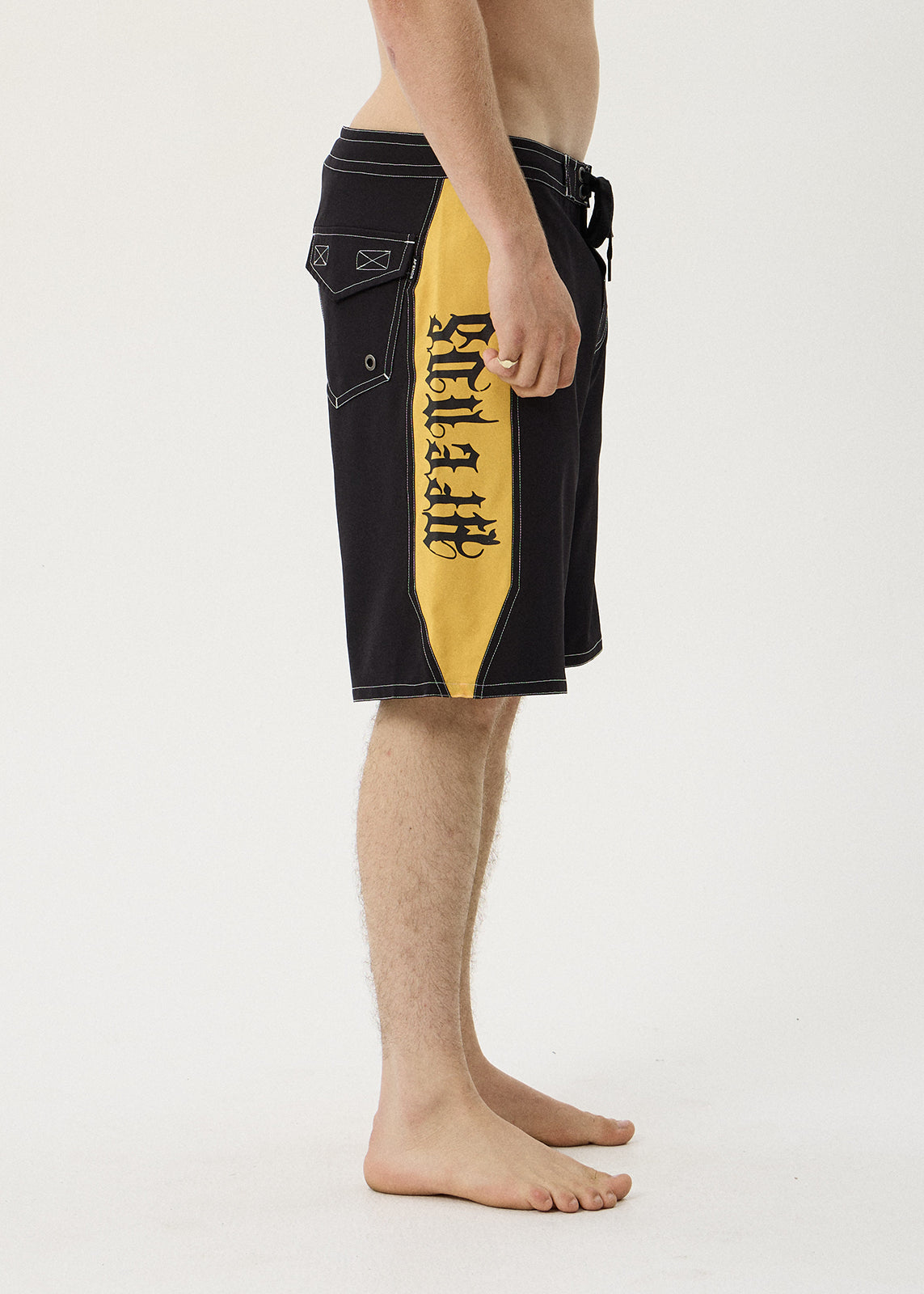 AFENDS Mirror - Surf Related V2 Boardshort 20" - Black