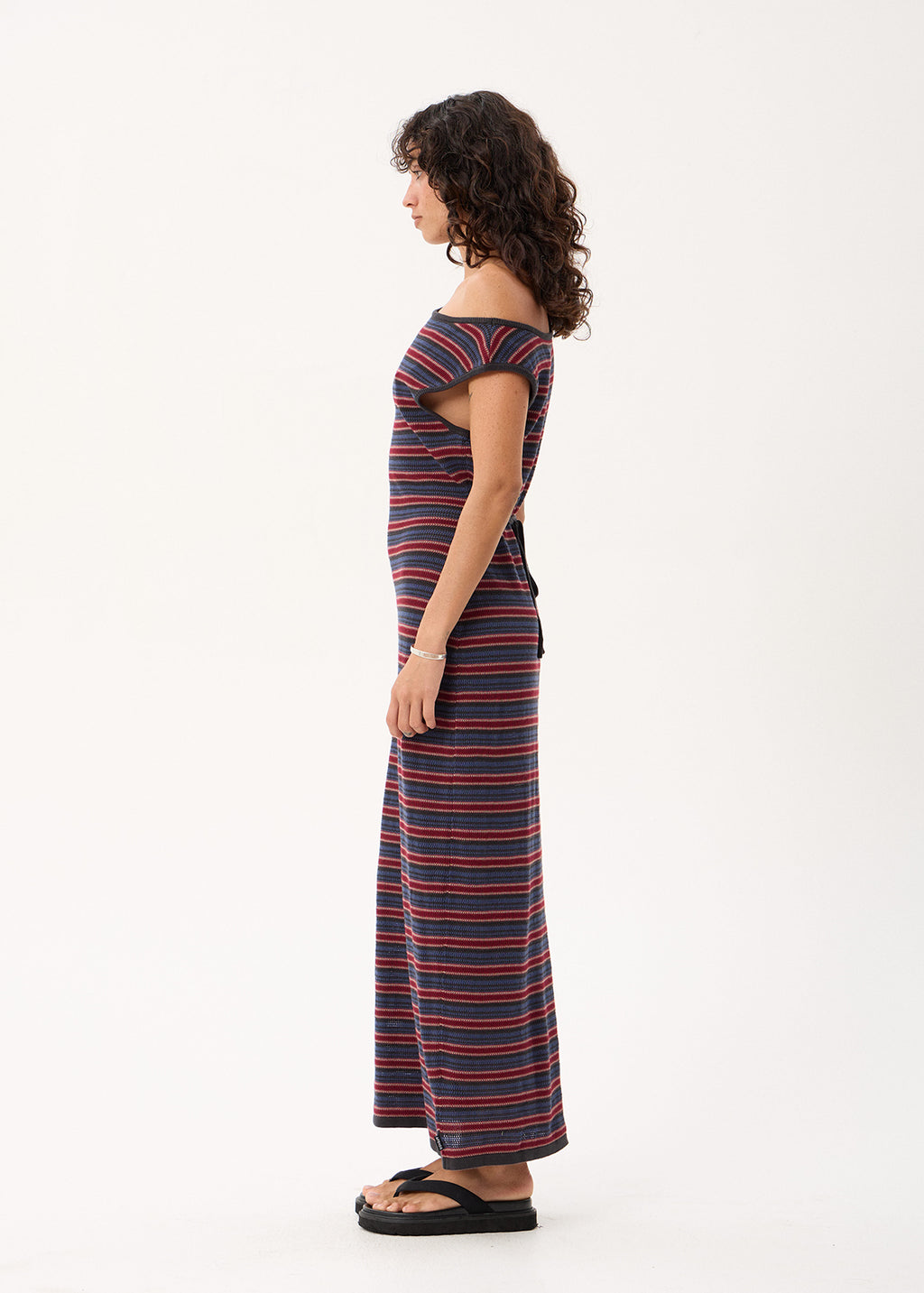 AFENDS Martina - Knit Maxi Dress - Club Stripe