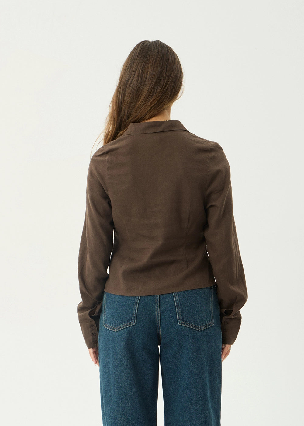 AFENDS Womens Archive - Shirt - Coffee