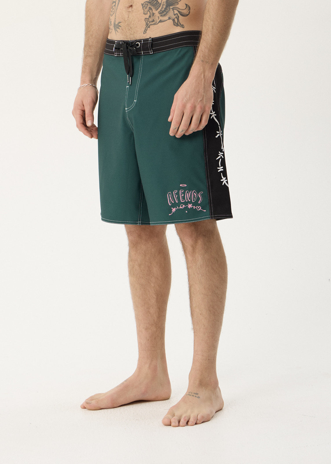 AFENDS Mens Activities - Surf Related V2 Boardshort 20" - Pine