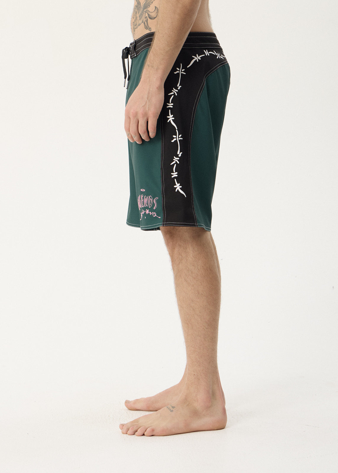 AFENDS Mens Activities - Surf Related V2 Boardshort 20" - Pine