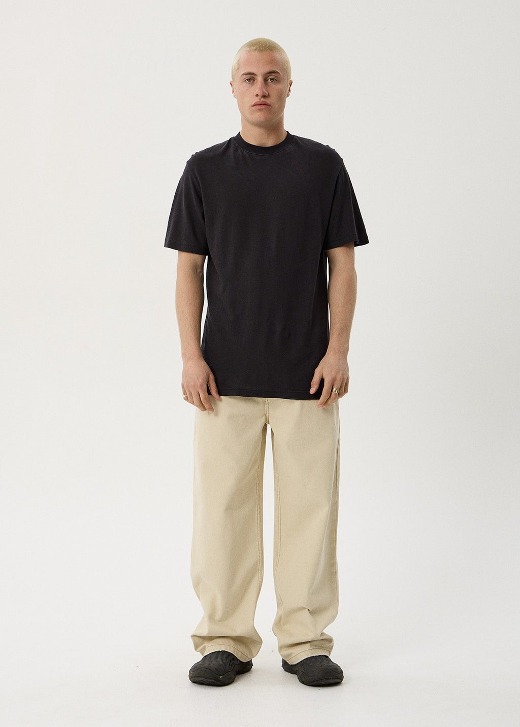 AFENDS Aged Pablo - Denim Baggy Fit Jean - Vintage Sand