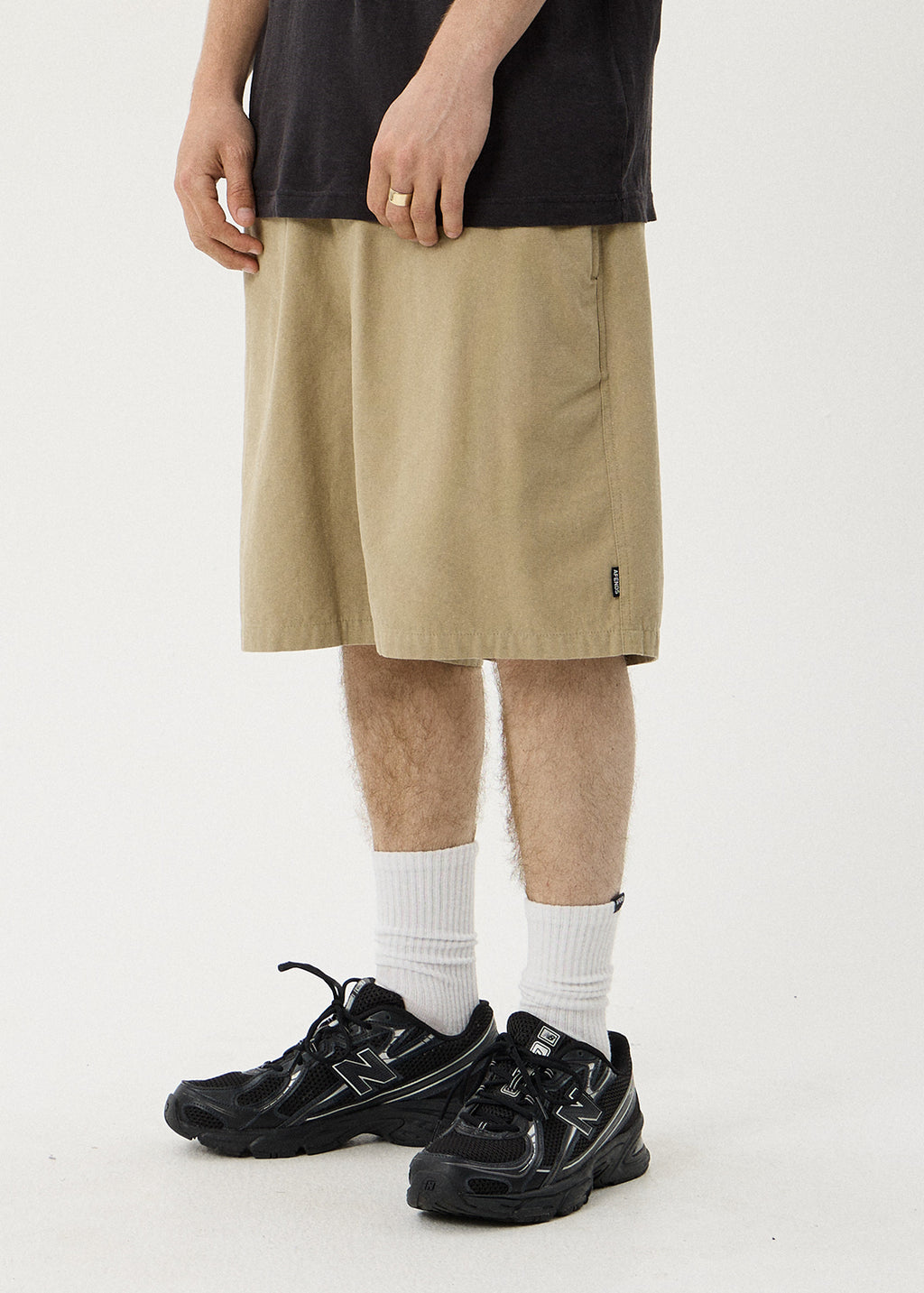 AFENDS Ninety Eights - Oversized Short 21" - Sand
