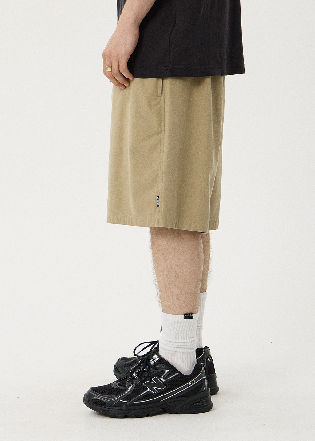 AFENDS Ninety Eights - Oversized Short 21" - Sand