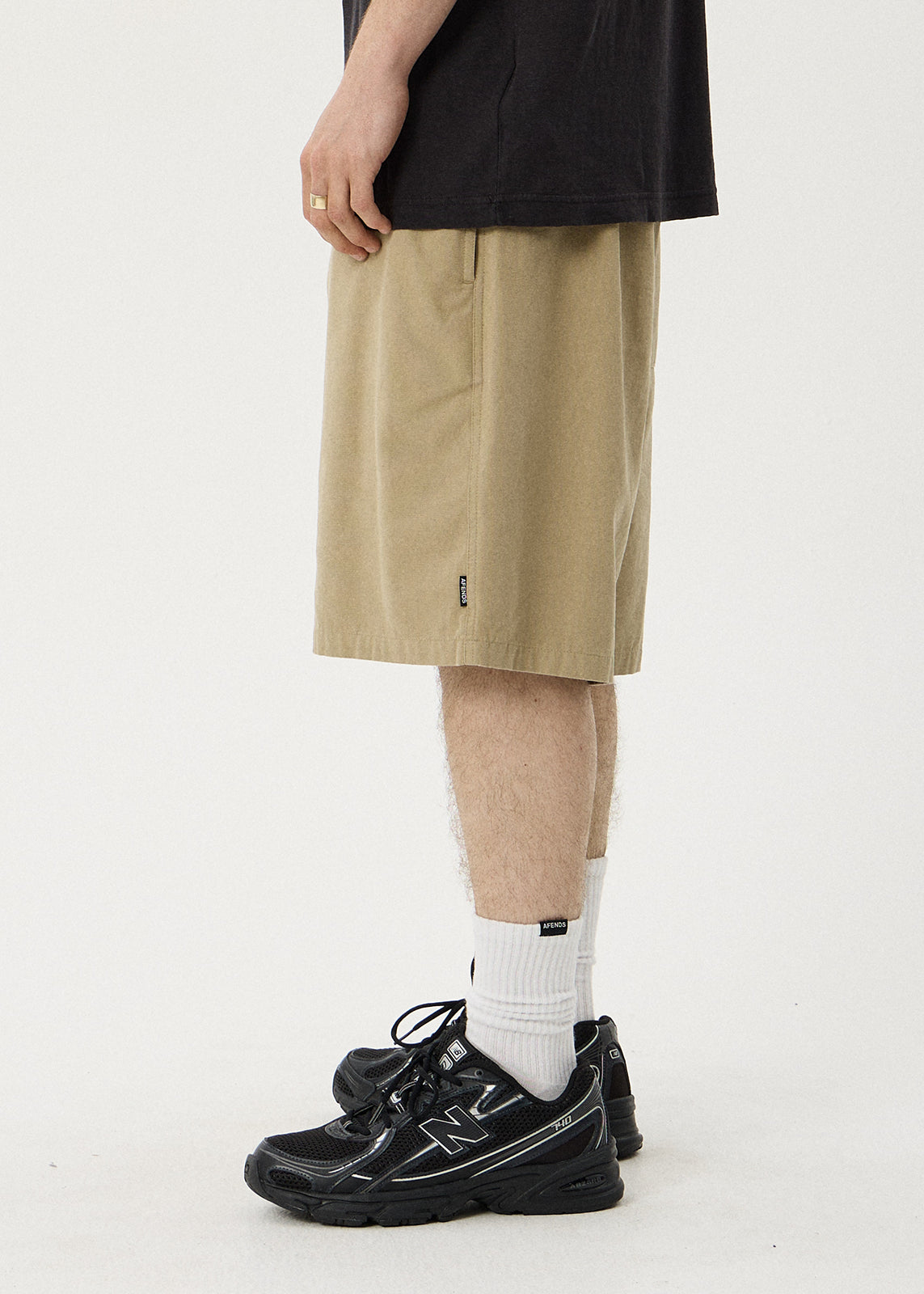 AFENDS Ninety Eights - Oversized Short 21" - Sand